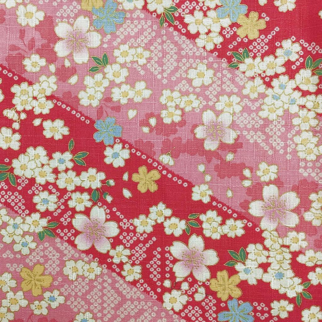 Kyosuke, Hergestellt in Japan, Baumwoll-Klipbörse mit Münzfach, Ca.. 10,5 x 17 x 1,5 cm, Sakura Münzetui, Eltern-Kind-Verschluss, Kanoko Sakura Design,