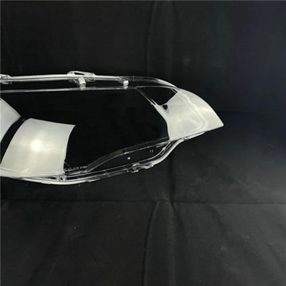 TXDQ1 Car Front Headlight Glass Headlamp Transparent Lampshade Lamp Shell Lens Cover For BMW X6 E71 2008 2009 2010 2011 2012 2013 2014