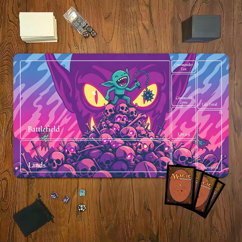 Fantasy Goblin Monster Gaming Mouse Pad Playmat 24x14 Mtg Tcg Office Desk Mat For Work Game Pc Laptop Rug Carpet Mousepad