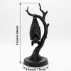 Bat On Dead Branch Figurine,3D Printe Gothic Sculpture For Halloween Party Decor,Spooky Ornament For Desk Bookshelf Display Gift