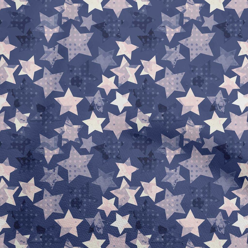 oneOone Cotton Flex Blue Fabric Galaxy Sewing Fabric By The Yard Printed Diy Clothing Sewing Supplies 40 Inch