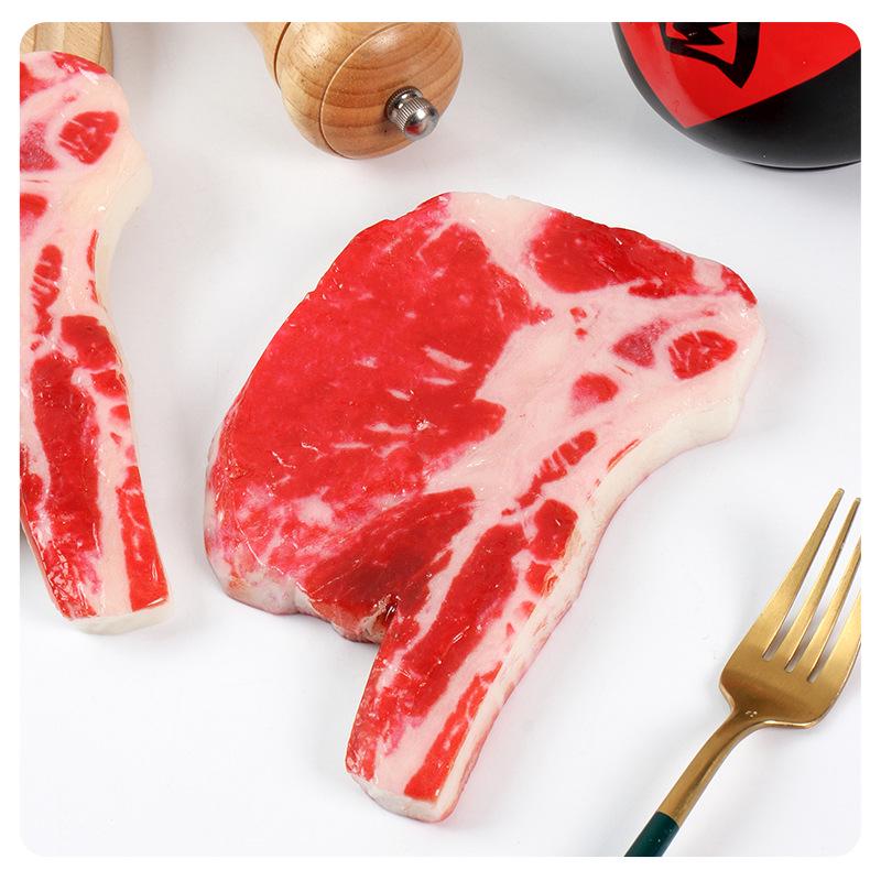 1:1 Tomahawk Steak Mold - Western Restaurant Sirloin Ingredient Prop with Vacuum Packaging