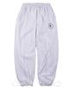 PEACE MAKER Stitch Circle Logo Sweat Pants (White Melange)