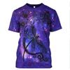 Summer Short Sleeve Crew Neck T Shirts For Men Full Printed Dragonfly Graphic New In Top Tees Streetwear Mens Large Size Tshirts