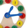 Baby Children Wooden Clock Toy Kids Number Time Early Learning Gift for Little Boys Girls
