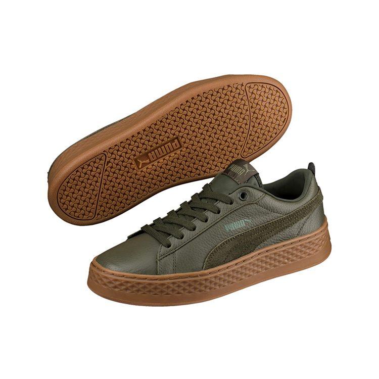 PUMA Smash Platform SoftFoam 'Green' Women's 366487-05