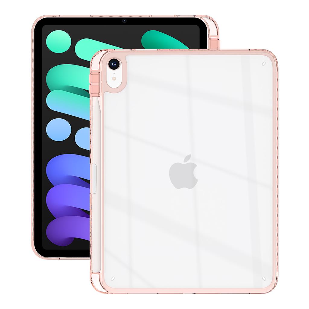 For iPad (2025)/10.9 (2022) Case Clear TPU Tablet Protective Cover with Pen Slot