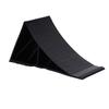 2PCS Heavy Duty Black Wheel Chock PE Anti Slip High Stability Tire Blocks for Car Travel Trailers RV Truck ATV