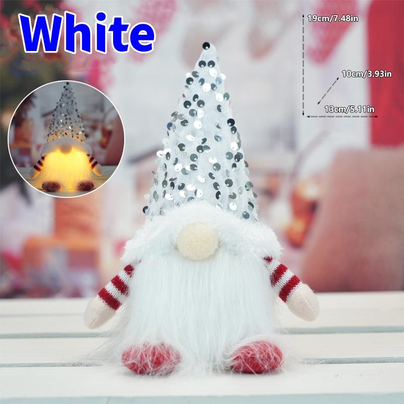 1PC/4PCS Christmas Gnome Doll Elf with Led Night Light Christmas Decorations for Home Xmas Navidad 2026 New Year Children's Gift