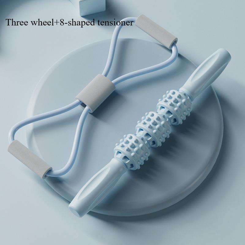 Massage Stick Wolf Teeth Stick Fitness Muscle Relaxation Massage Roller Yoga Fascia Langya Stick