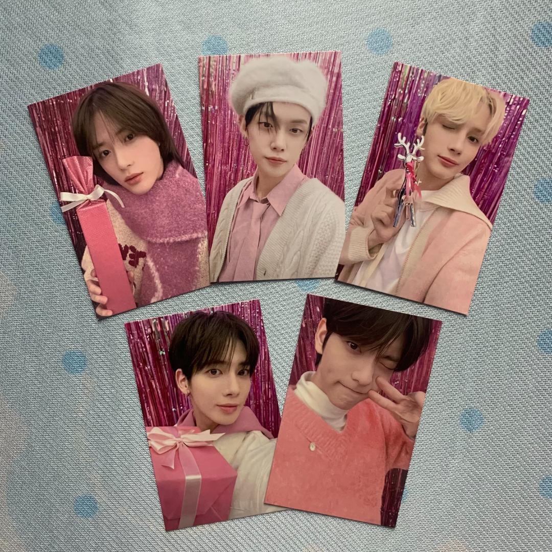 

[USED] TXT Sanok KBS Music Bank Tuva Gayo Daejun Trading Cards (5 Cards)