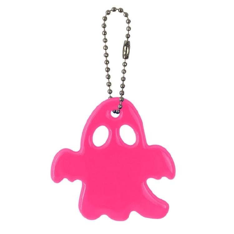 Safe Reflector Gear Safety Reflectors Keychain for Bags Wheelchairs Ghost Style