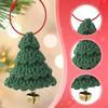 Vánoční stromek Závěsná ozdoba Háčkovaná dekorace Přívěsek s přívěskem pro Kavárnu