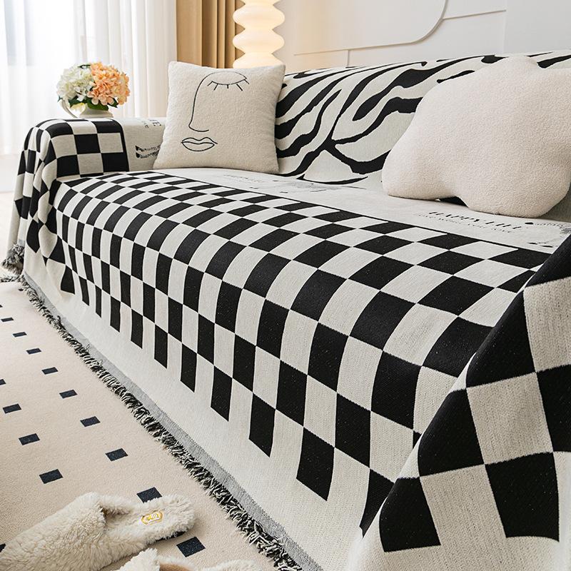 Simple Style Roman Life Sofa Towel Four Seasons Universal All-Inclusive Universal Cover Cover Dust Cover Anti-Scratching