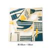 Miyamoto Towel Miyamoto Furoshiki Large Furoshiki Made in 100 x 100 66006 Kenema+ (Tool) Japan, Beige, Approx. cm,