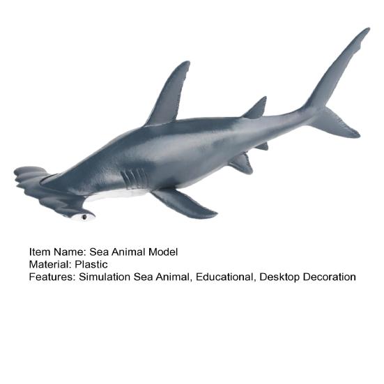 1/6Pcs Simulation Sea Animal Figurine Miniature Shark Whale Dolphin Sculpture Educational Toy Ocean Creature Model Decoration Ornament