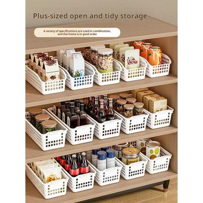 Grand panier de rangement, panier de rangement pour chaussettes et articles divers, panier de rangement pour jouets en plastique pour la maison