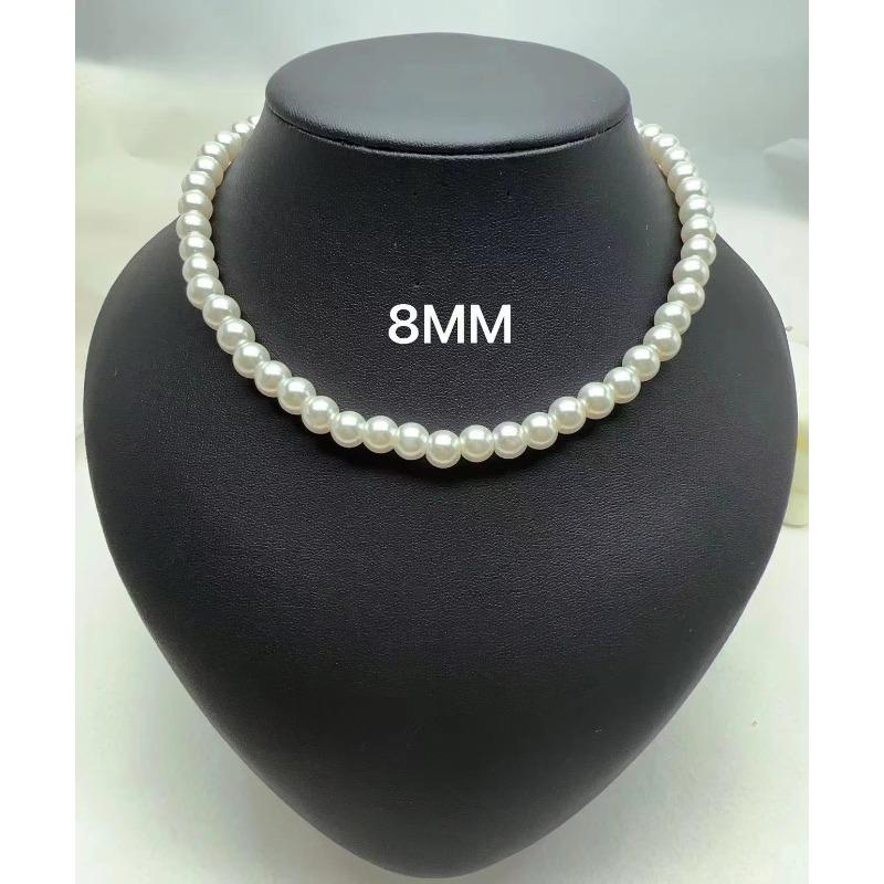 Collier Multi-usage Perles de Verre Style Petit Parfum de Luxe, Chaîne de Collier, Chaîne de Cou pour Femme, Design Simple