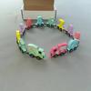 Wooden Magnetic Train Digital Cognition Building Blocks Toddler Educational Early Learning Pull Along Toy