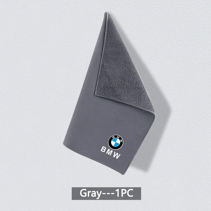 ORWI7 Car Cleaning Soft Brush Dust Sweep Tool Drying Cloth Stickers For BMW Performance F30 F20 F10 F40 E92 E91 G20 G30 G06 G07 G11