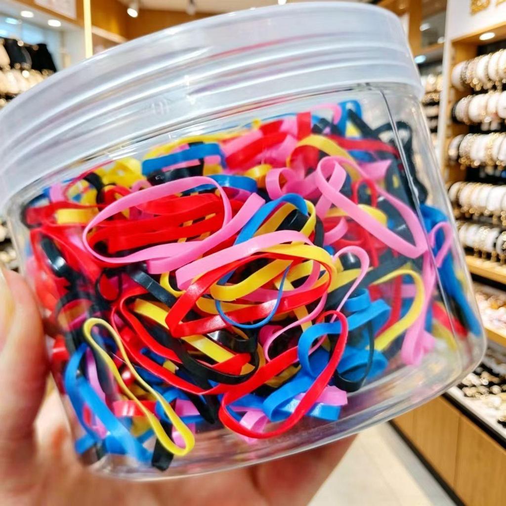 Dopamine Color Hair Ties for Kids: High Elasticity, Gentle On Hair, Canned for Convenience