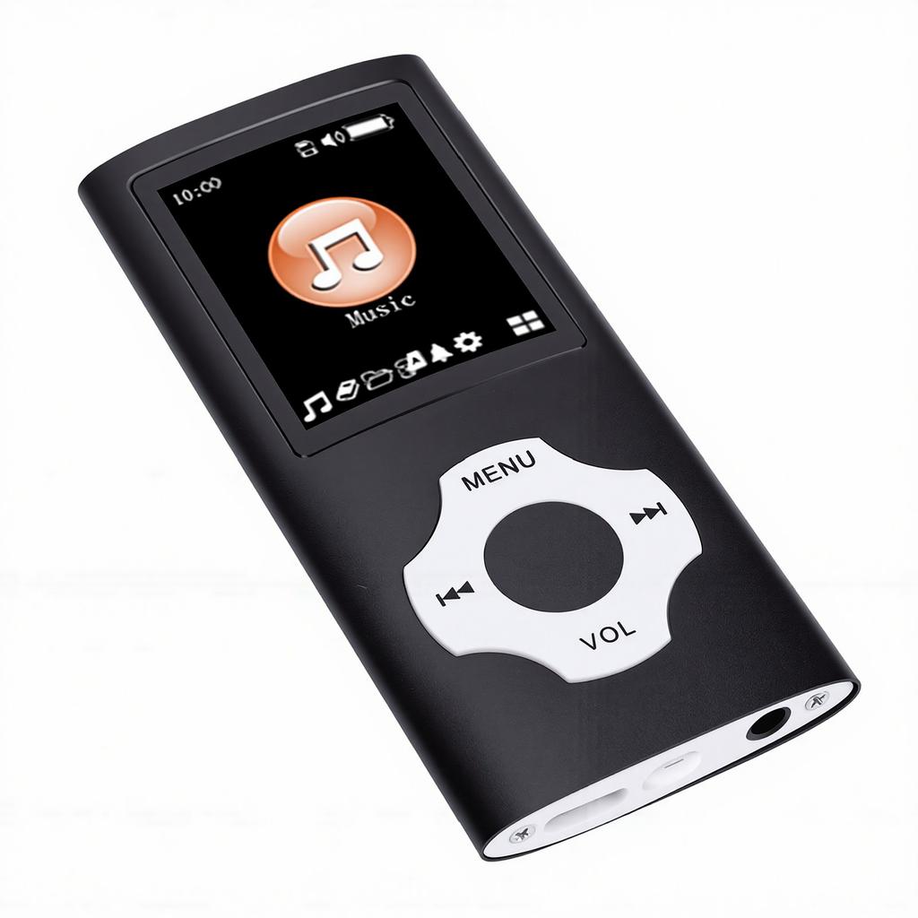 MP3 Music Player with Bluetooth 5.3 HiFi Sound Audio Player 1.8 Inch Screen Support for Kids Adults