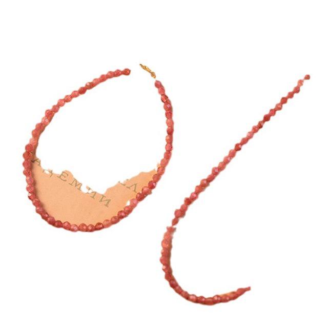 Exquisite Handmade Pink Tourmaline Bracelet for Women - Natural Beaded Crystal Jewelry