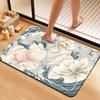Bathroom Absorbent Floor Mat Stain-resistant Non-slip Foot Mat Toilet Carpet Toilet Door Mat Household