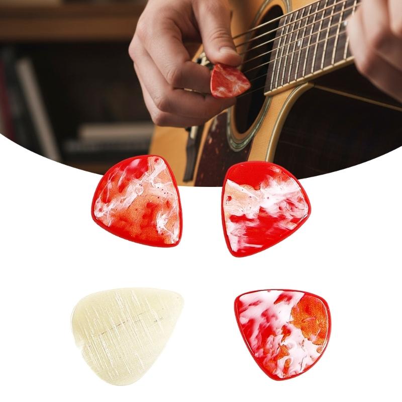 Wear Resistant Resin Guitar Pick Ukulele Plectrums Electric Guitar Pick Nonslip Guitar Pick Guitar Replacement Part