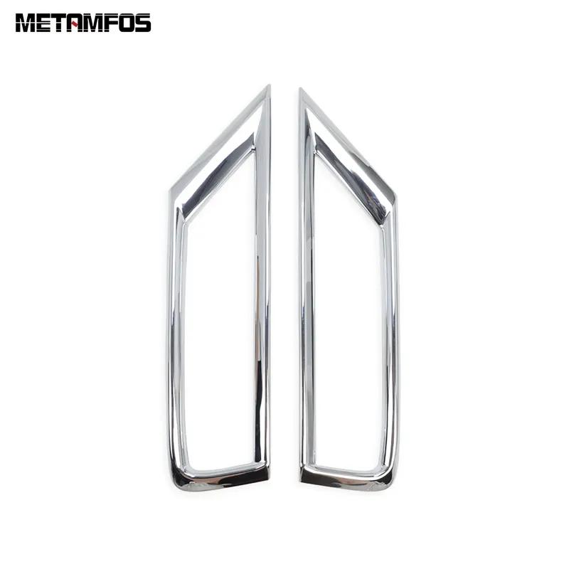 For Volkswagen VW Tiguan 2017 2018  Chrome Front Fog Light Lamp Cover Trim Foglight Protector Frame Accessories Car Styling