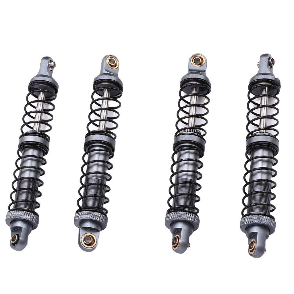 4 Pack Metal RC Car  s High Strength 90mm RC Car Shocks for 1Celsius10 Scale   with 8 Spare Springs