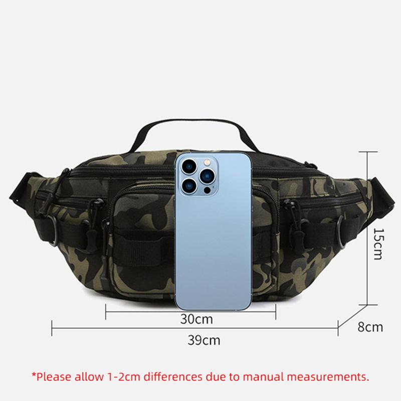 Fanny Pack Men Tactitcal Bag Camping Waist Chest Molle Bags Belt Camping Outdoor Hunting Hiking Backpack Travel Sling