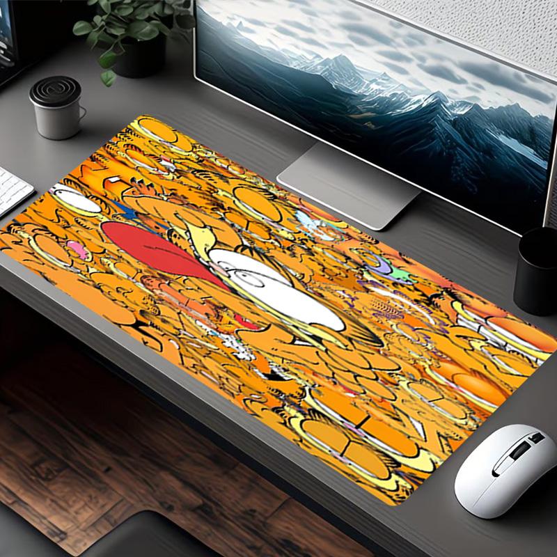 Garfield Print Mouse Pad, for Keyboard Pad Laptop PC Mat for Office Home Use, Desk Decor, Perfect Birthday Gift for Gamers