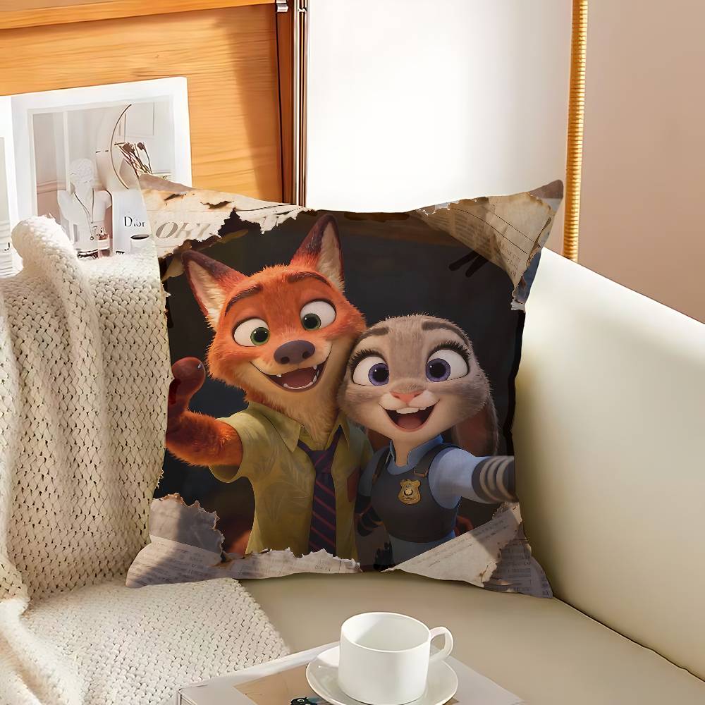 ZZootopiaS   movie Pillowcases Home Bedding Decorative Pillow Cover Wedding Super Soft Pillow Case