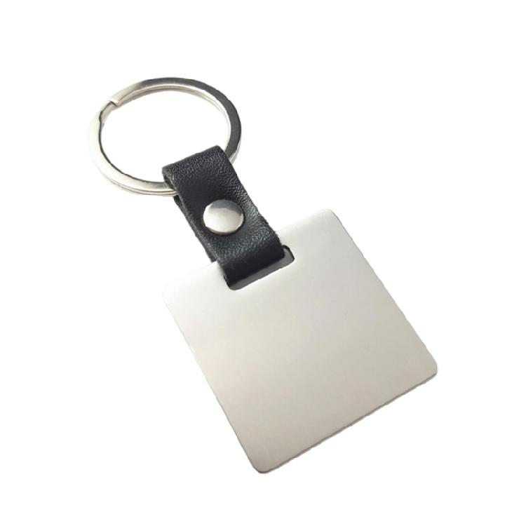 Compact Rectangle Keychain With Unseamed Cap Opener Functionality Elegant Key Holder For Essential Storage