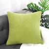 Uxcell Washable Velvet Cushion Nordic Style Toss Car Corn Stripe 65x65cm Cover, Pillowcase, Pillowcase, Sofa, Chair, Room, Decor, Green,