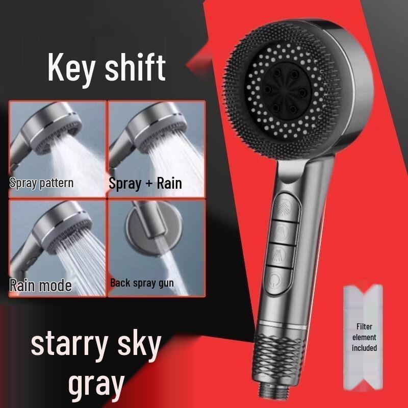 TLXT Pressurized Filter Shower Head