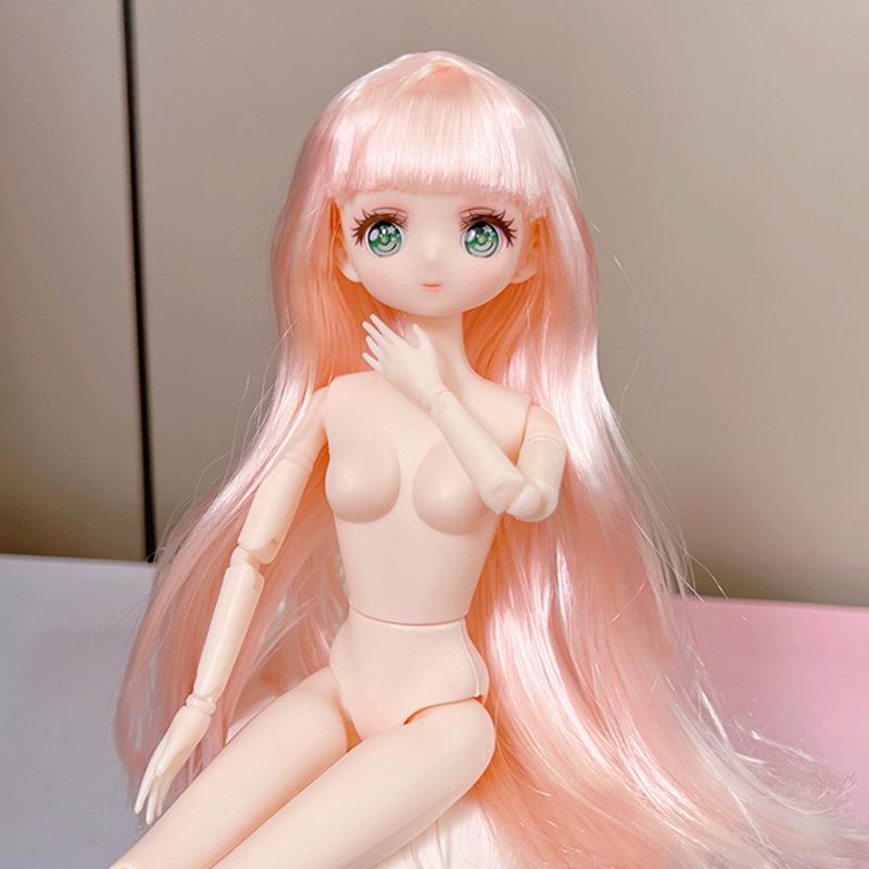 30cm Anime Style Doll Toys 1/6 Bjd 11 Joints Movable Wither Skin Doll Girls Diy Dress Up Toys Gifts
