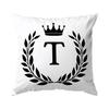 A-Z Crown Letters Decorative Cushions Pillowcase Polyester Cushion Cover Throw Pillow Sofa Decoration Pillowcover Home Decor