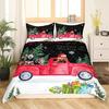 Christmas Duvet Cover Set King Queen Full Twin Size For Kids Teens Adults Polyester Bedding With Pillowcase