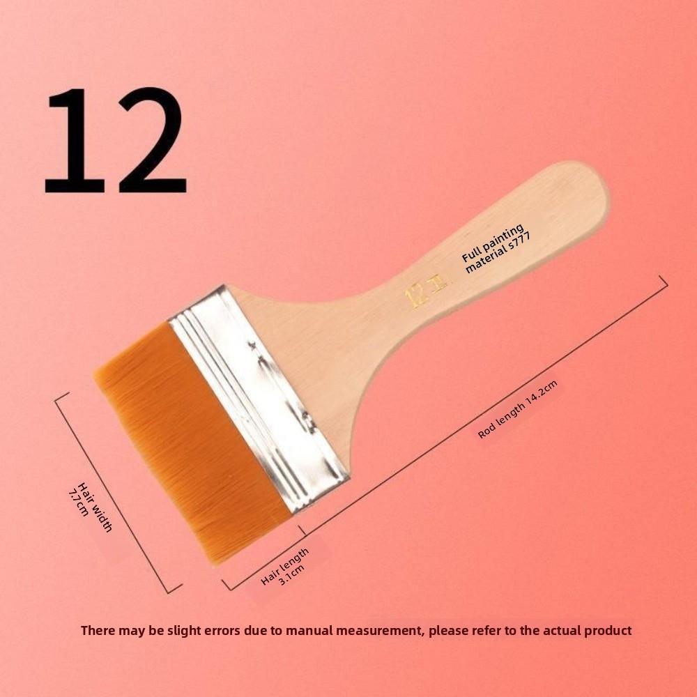 Wood Handles Hair Painting Brush Practical Nylon Clean Brush New BBQ Brush  Art Supplies