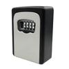Waterproof Alloy Key Lock Box Modern 4-Digit Combination Safe Box Outdoor Wall Mount House Key Organizer Container 121x90x40mm