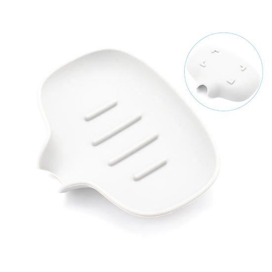 Portasapone Fondo Antiscivolo Drenaggio Porta di Deviazione Superficie Inclinata Senza Chiodi Antideformabile Facile Accesso Dispenser di Sapone Articolo per il Bagno