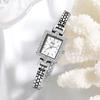 High Value Alloy Bracelet Watch Medieval Small Square Plate Exquisite Quartz Watch Women'S Small Light Luxury Waterproof Watch