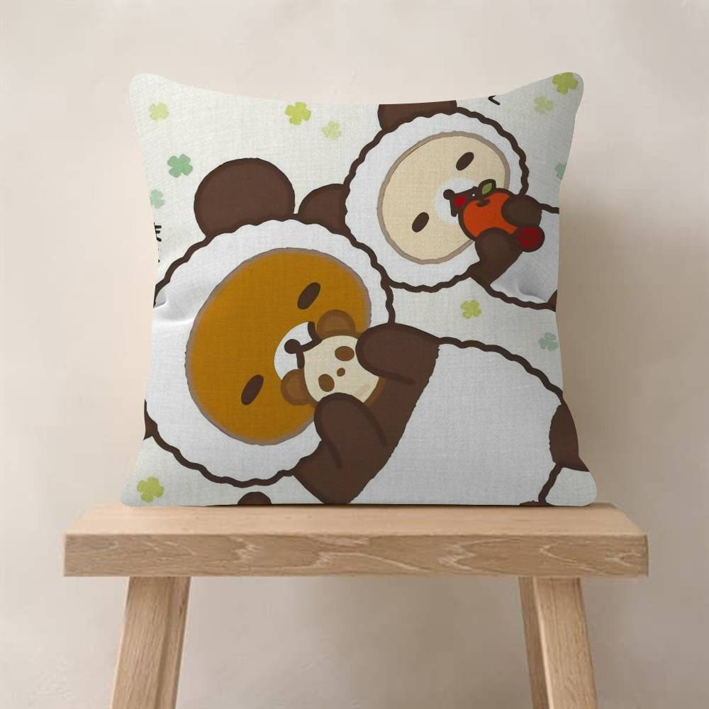 

Cute Cartoon Anime RRilakkuma Cool Cushion Cover Pillow Cover Decor Pillowcase Printed Cushion Case For Couch 30x30 cm