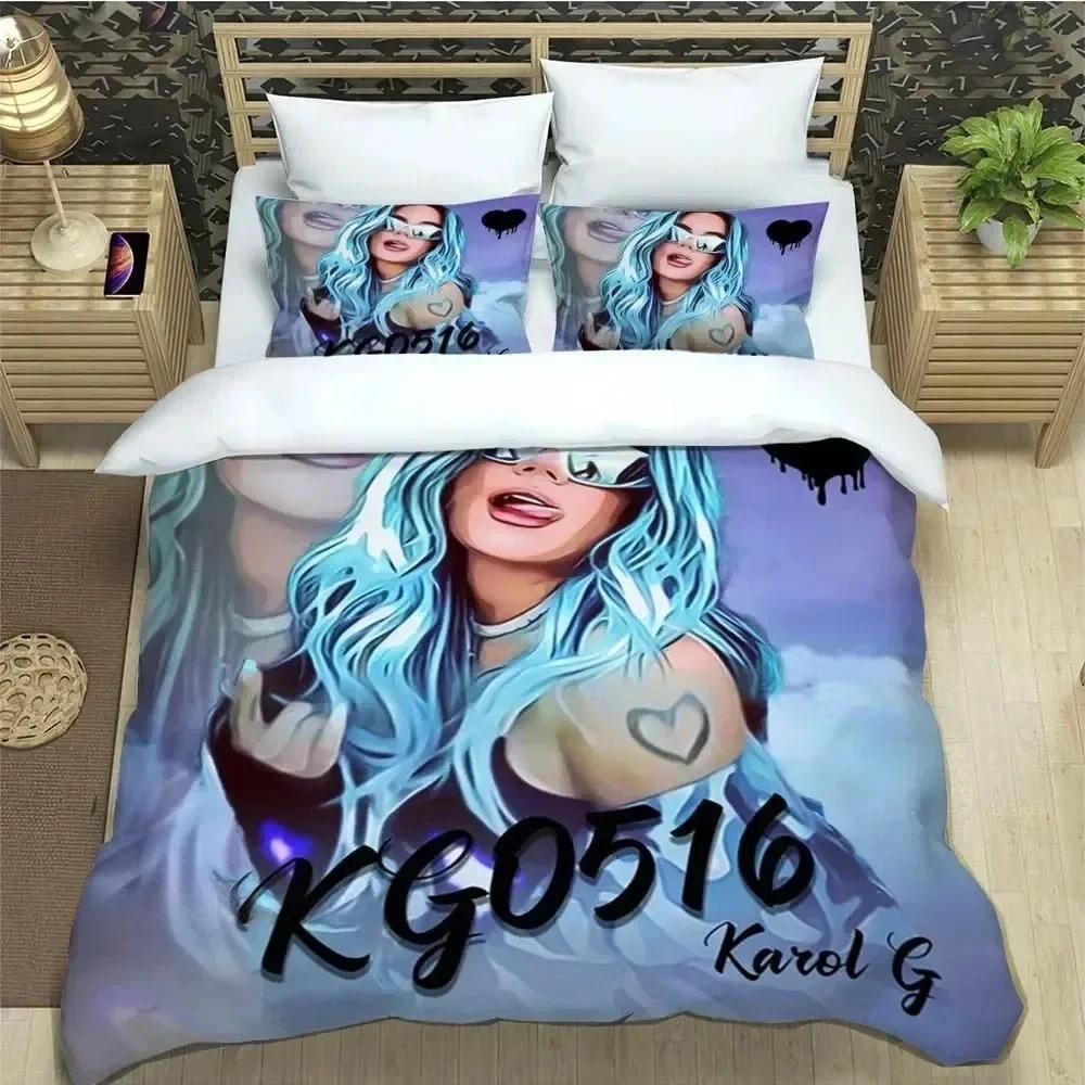 3D Singer K-Karol GG Duvet Cover & Pillowcase 2/3pcs, Teen Bedding Set, Home Bedroom Decoration, Gifts for Boys & Girls