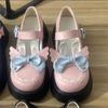 Lolita small leather shoes women's Japanese women's jk spring and summer new thick-soled big head bow Mary Jane single shoes