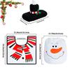 Christmas Snowman Toilet Seat and Cover Set - 3 Pieces