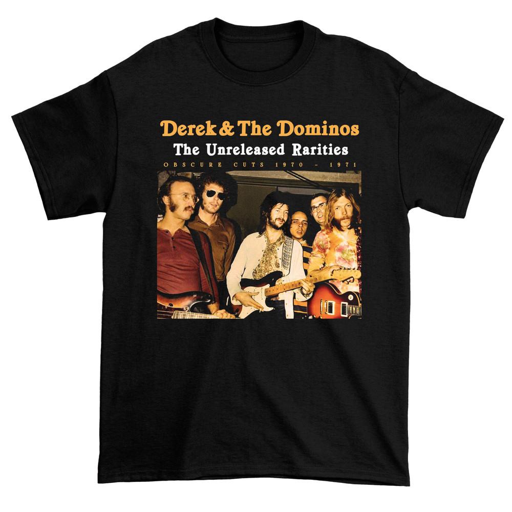 Эрик Клэптон Derek and the Dominos Концертная Мужская Футболка Черная Футболка S4XL Унисекс Футболка S