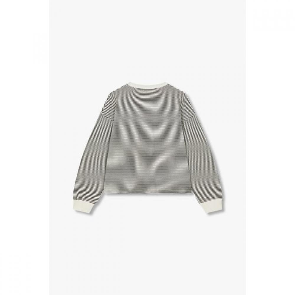 STudio Tomboy STripe Crop T shirT  9175122973 